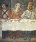 Fra Filippo Lippi Details of The Feast of Herod oil on canvas